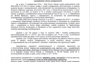 Obwieszczenie Wójta Gminy Raciąż