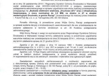 Obwieszczenie Wójta Gminy Raciąż