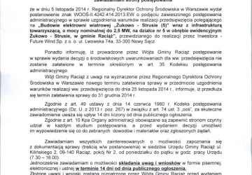 Obwieszczenie Wójta Gminy Raciąż