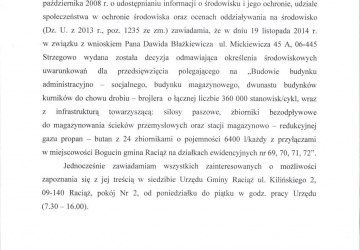 Obwieszczenie Wójta Gminy Raciąż