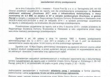 Obwieszczenie Wójta Gminy Raciąż