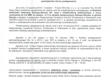 Obwieszczenie Wójta Gminy Raciąż