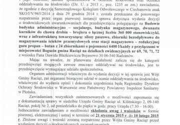 Obwieszczenie Wójta Gminy Raciąż