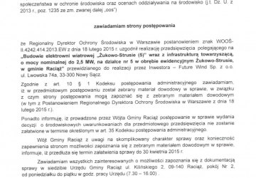 Obwieszczenie Wójta Gminy Raciąż