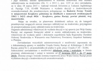 Obwieszczenie Wójta Gminy Raciąż