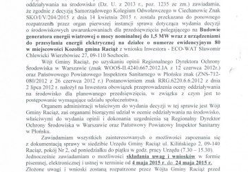 Obwieszczenie Wójta Gminy Raciąż