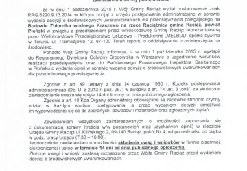 Obwieszczenie Wójta Gminy Raciąż