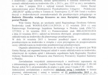 Obwieszczenie Wójta Gminy Raciąż