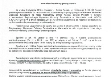 Obwieszczenie Wójta Gminy Raciąż