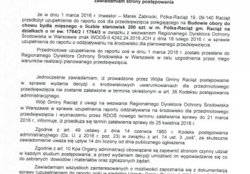 Obwieszczenie Wójta Gminy Raciąż