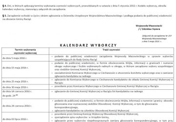 Zarządzenie Nr 257 Wojewody Mazowieckiego