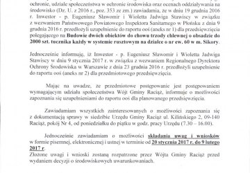 Obwieszczenie Wójta Gminy Raciąż