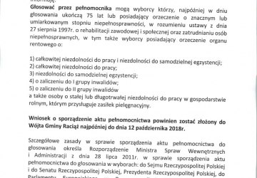 INFORMACJA WÓJTA GMINY RACIĄŻ z dnia 19 września 2018r.